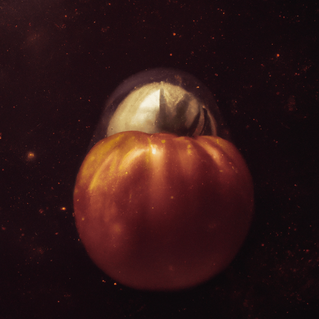Un tomate astronauta en la galaxia